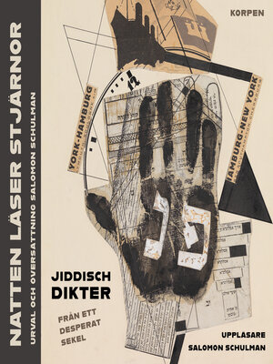 cover image of Natten läser stjärnor Jiddischdikter från  ett desperat sekel